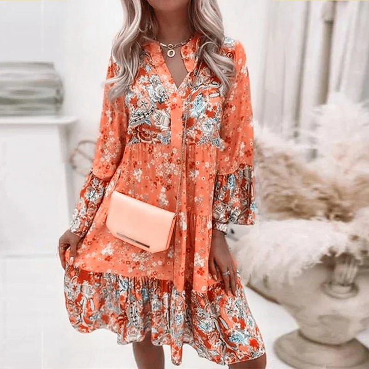 Levoire | Robe d'Été Bohème Orange