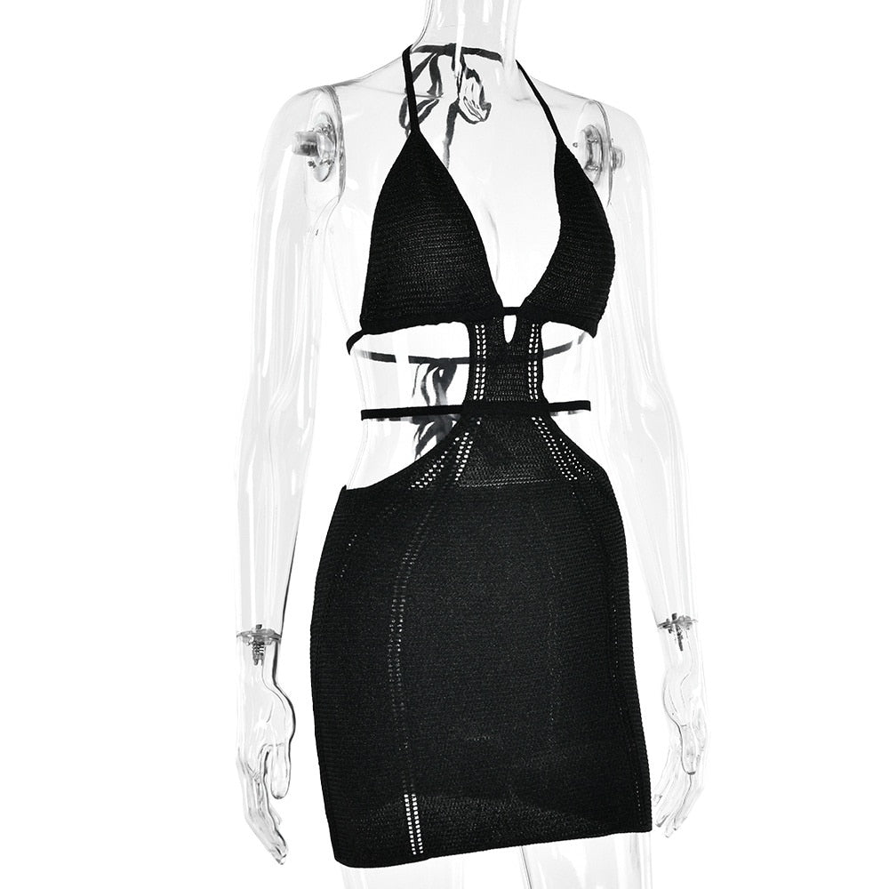 Levoire | Robes Minijupe Tricotées Sans Manches