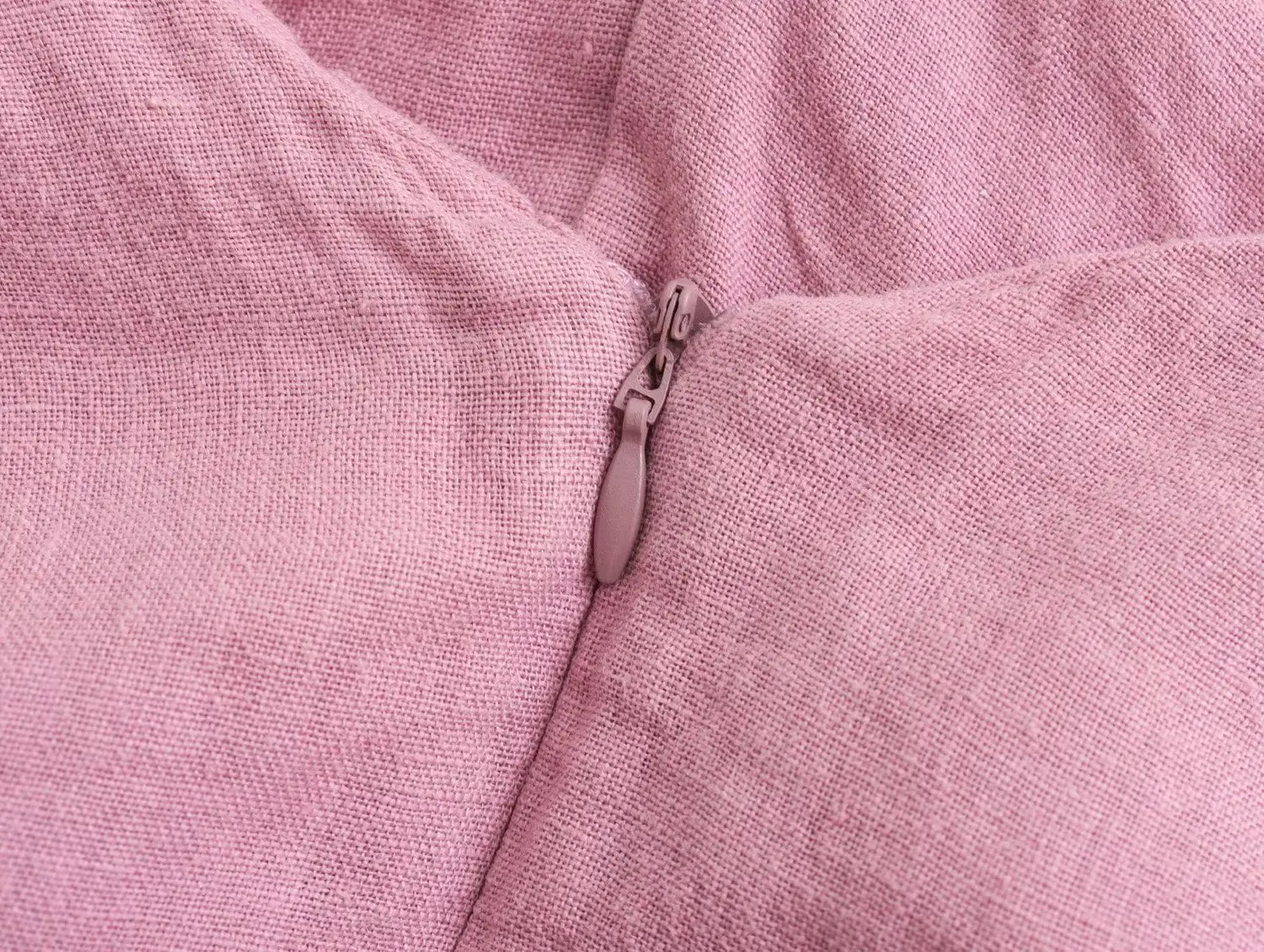 Levoire | Robe En Lin Élégante Avec Col