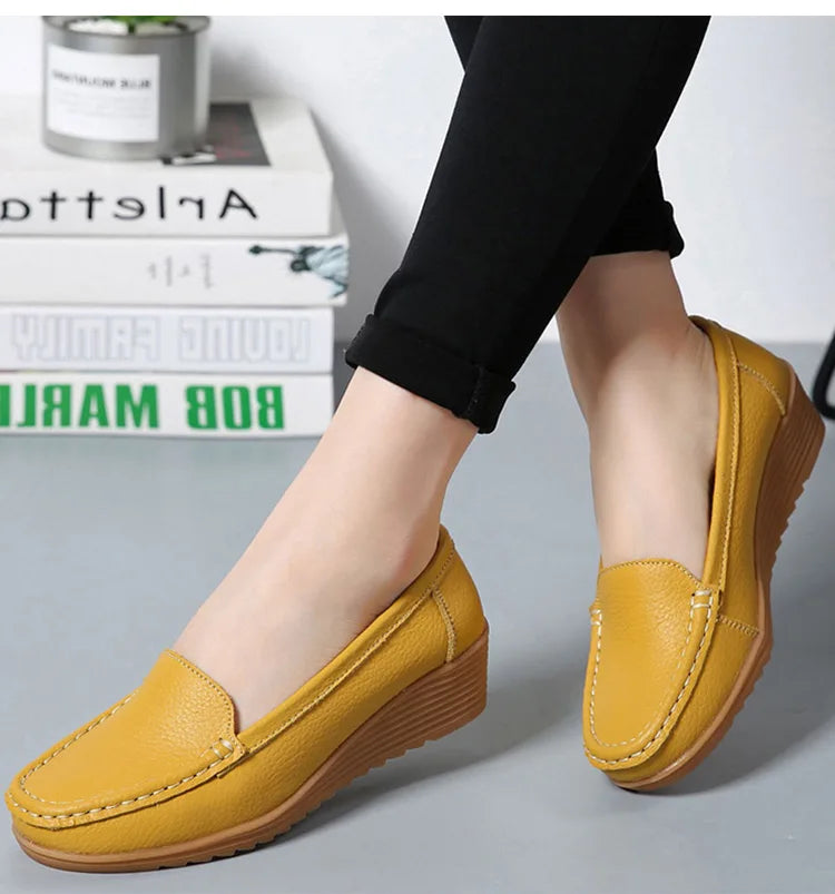 Levoire | Loafers Cuir Souple Pour Femmes