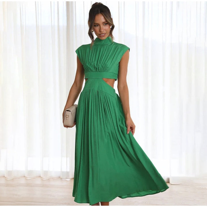 Levoire | Robe Courte Taille Haute Décolletée