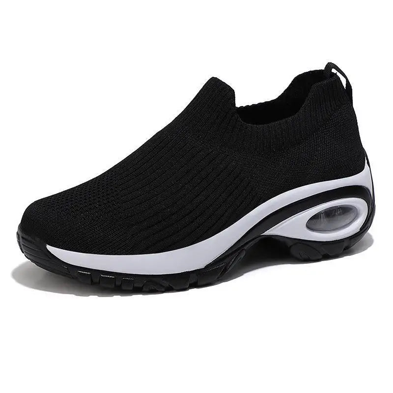 Levoire | Élégant Femmes Sportif Slip On Baskets Wedge Semelle