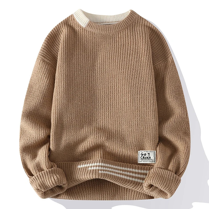 Levoire | Couleur pull en tricot Braun