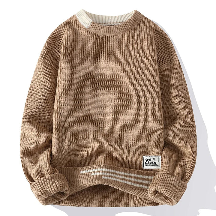 Levoire | Couleur pull en tricot Braun