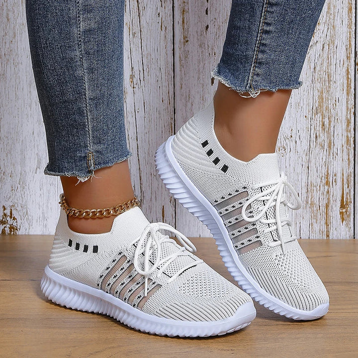 Levoire | Chaussures En Maille Orthopédique Pour Femmes Blanc