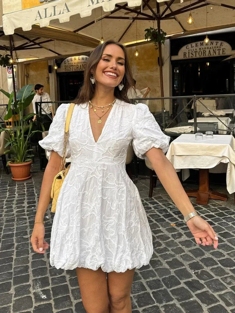 Levoire | Robe Blanche Aimée Pour Femmes