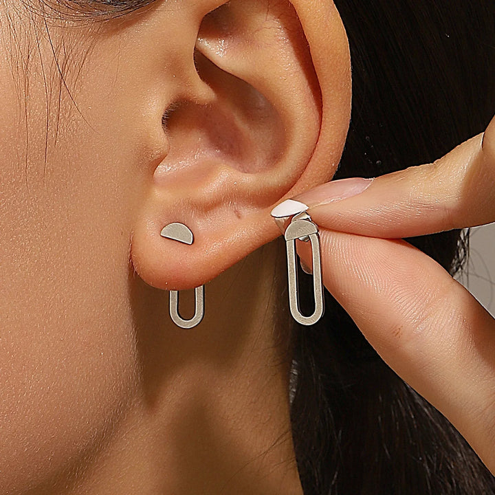 Levoire | Boucles Géométriques Acier Inoxydable 2055