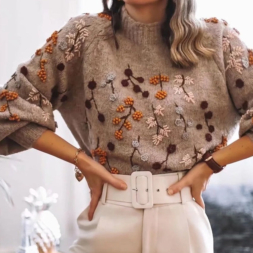 Levoire | Pull Doux Et Confortable Pour Femmes Braun