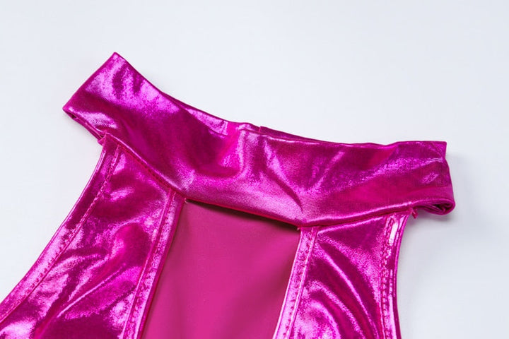 Levoire | Robe Mini Bodycon Métallique Arc