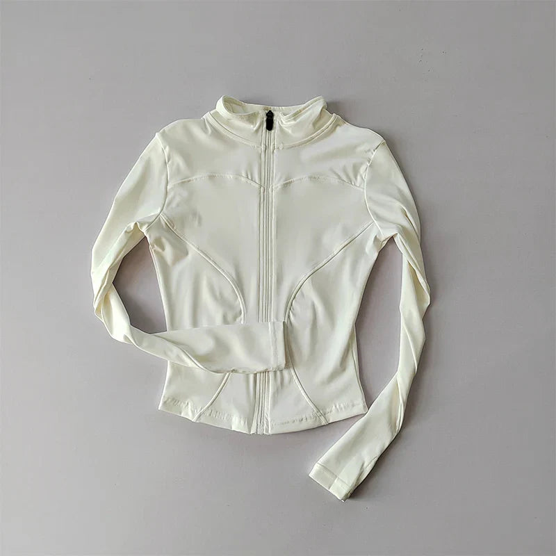 Levoire | Jupe Élégante Fente Haute Blanc