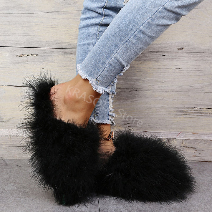 Levoire | Chaussures Slipper Plat Noir