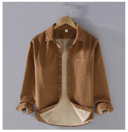 Levoire | Chemise à col cordon Pittahihaton Braun