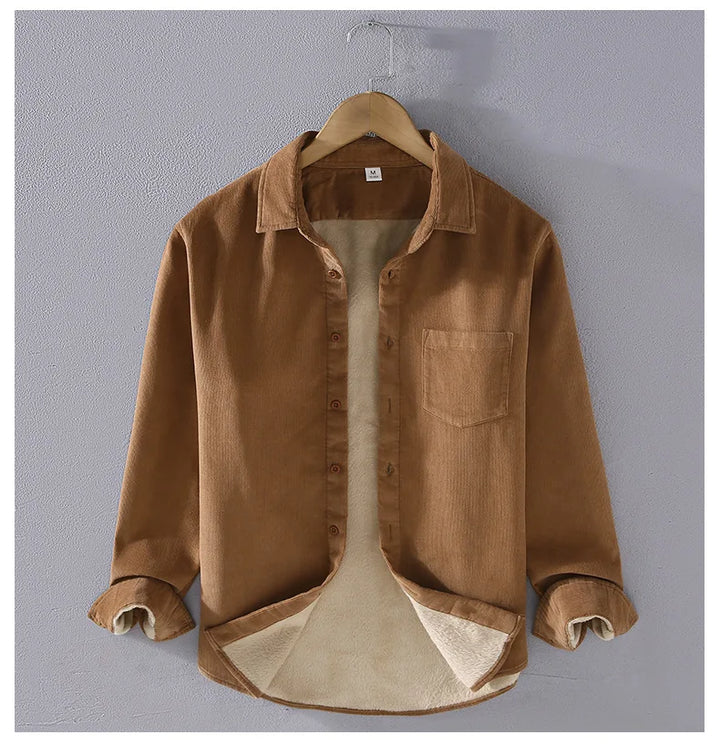 Levoire | Chemise à col cordon Pittahihaton Braun