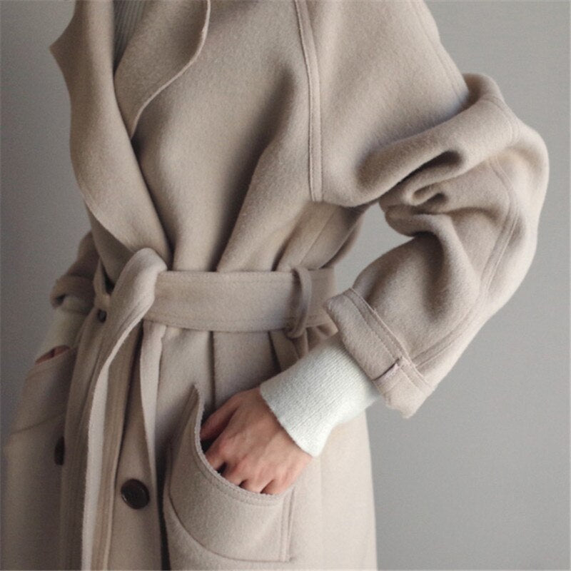 Levoire Manteau en laine Langer