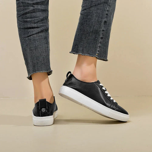 Levoire | Baskets En Cuir Véritable