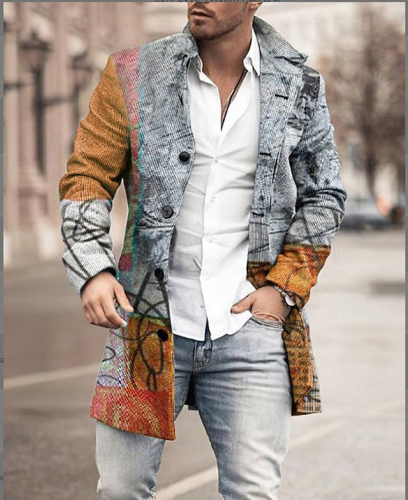 Levoire | Veste D'Extérieur Coupe-Vent Pour Hommes Gris brun clair