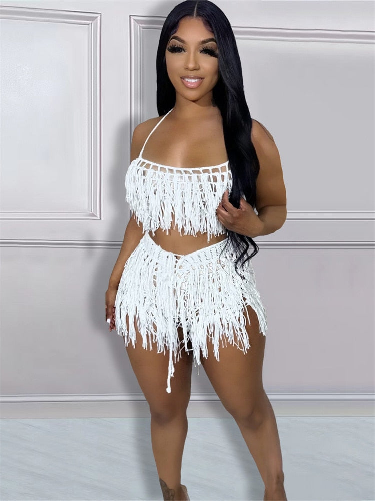 Levoire | Vêtements De Plage Crochet 2 Ensemble De Robe Deux Pièces