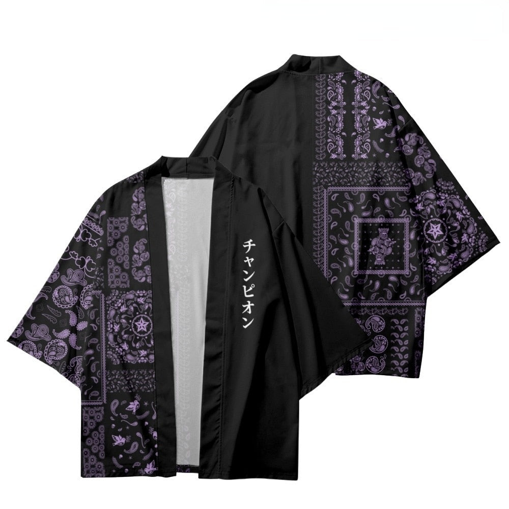 Levoire | Manteau Traditionnel Imprimé Carpe Vague