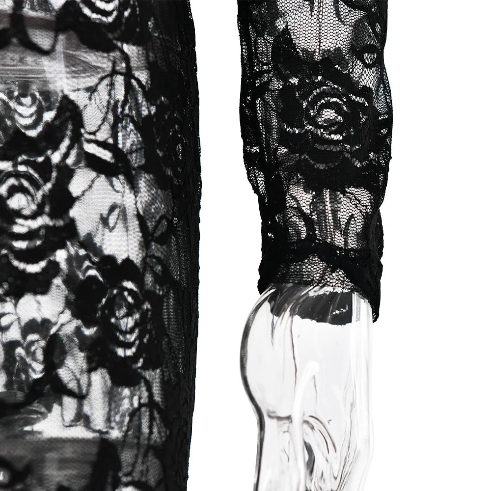 Levoire | Décolleté Ouvert Avec Des Bretelles En Dentelle Robes Maxi