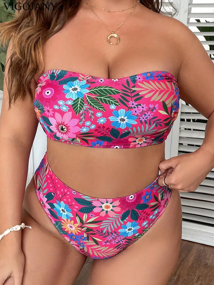 Levoire | Bikini Bandeau Femme Rondes