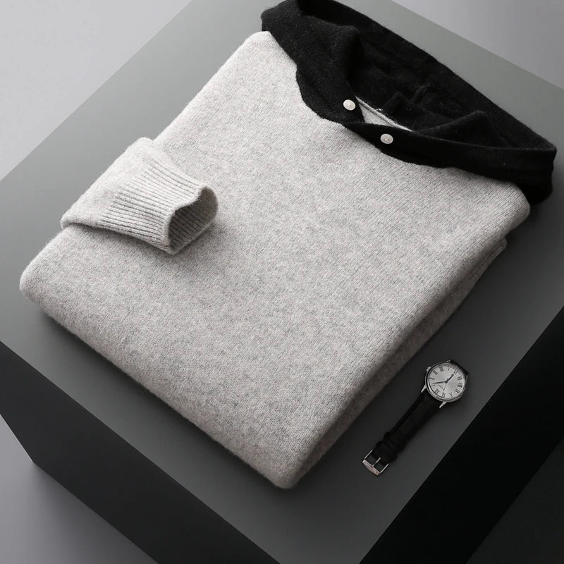 Levoire | Sweat À Capuche À Manches Longues Avec Poches Noir