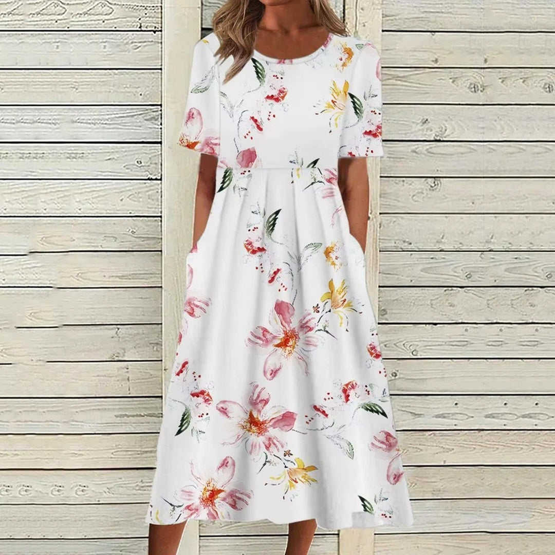 Levoire | Robe midi à motifs floraux Stil B