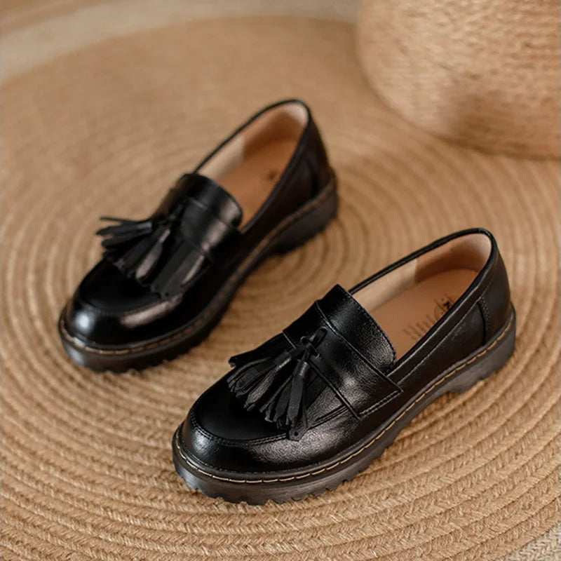 Levoire | Premium Cuir Oxford Bureau Femme Élégants Loafers