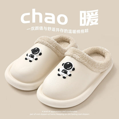 Levoire | Pantoufles En Coton Épaisse Semelle Plate