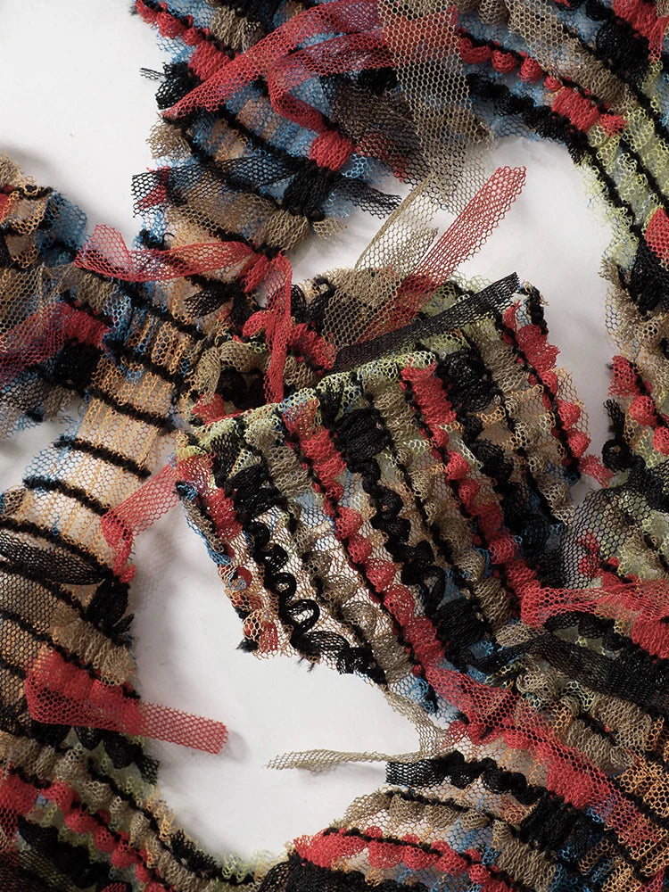 Levoire | Robe Longue Tricotée Colorée Trollhaug