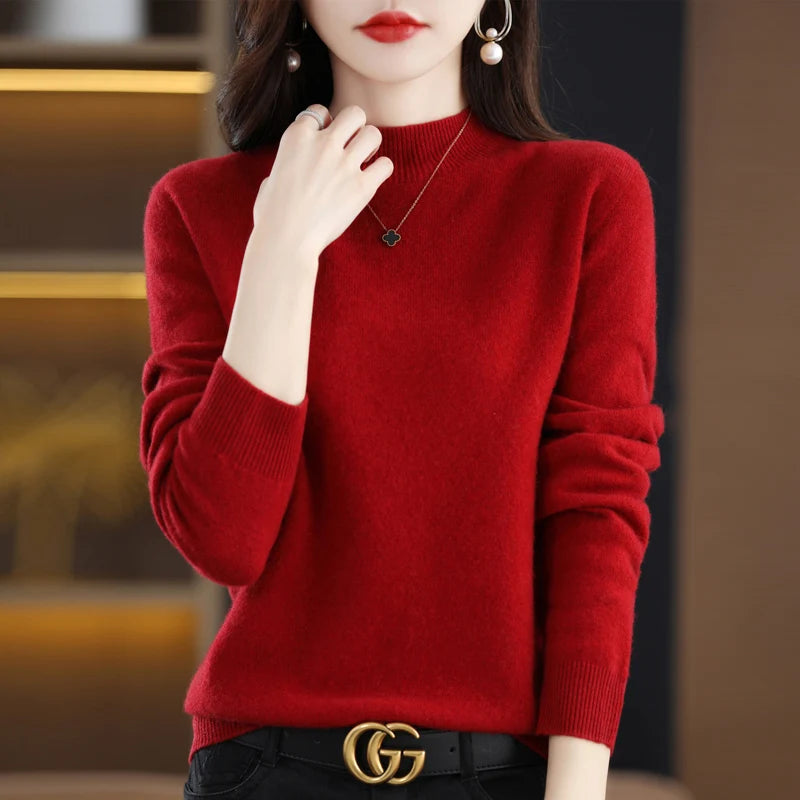 Levoire | Pull En Tricot Stylé Vin rouge