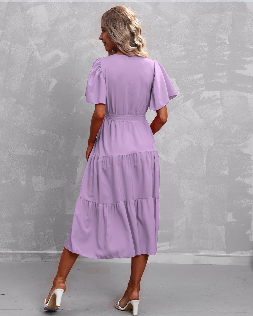 Levoire | Robe Midi Elegante Et Raffinee Femmes