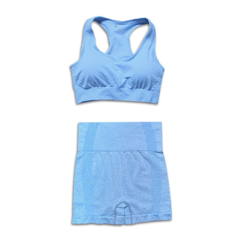 Levoire | Ensemble De Sport Avec Soutien-Gorge De Sport Bleu