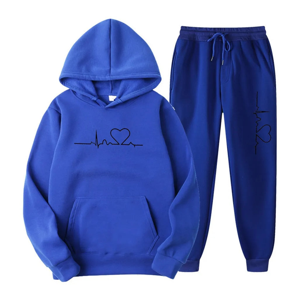 Levoire | Combinaison en molleton confortable et chaude Bleu