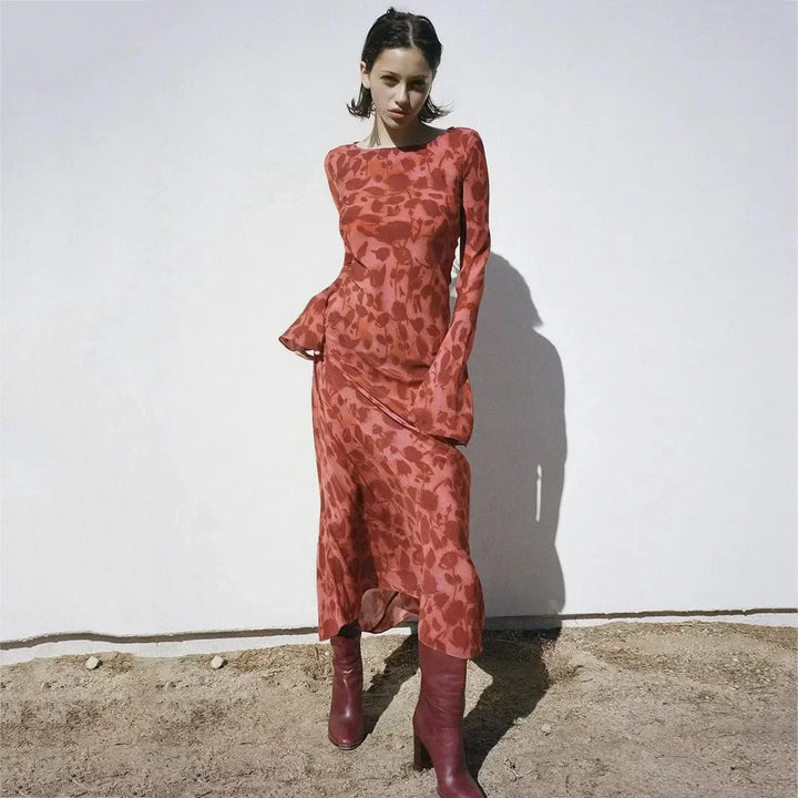 Levoire | Robe Maxi À Imprimé Floral Pour Femmes
