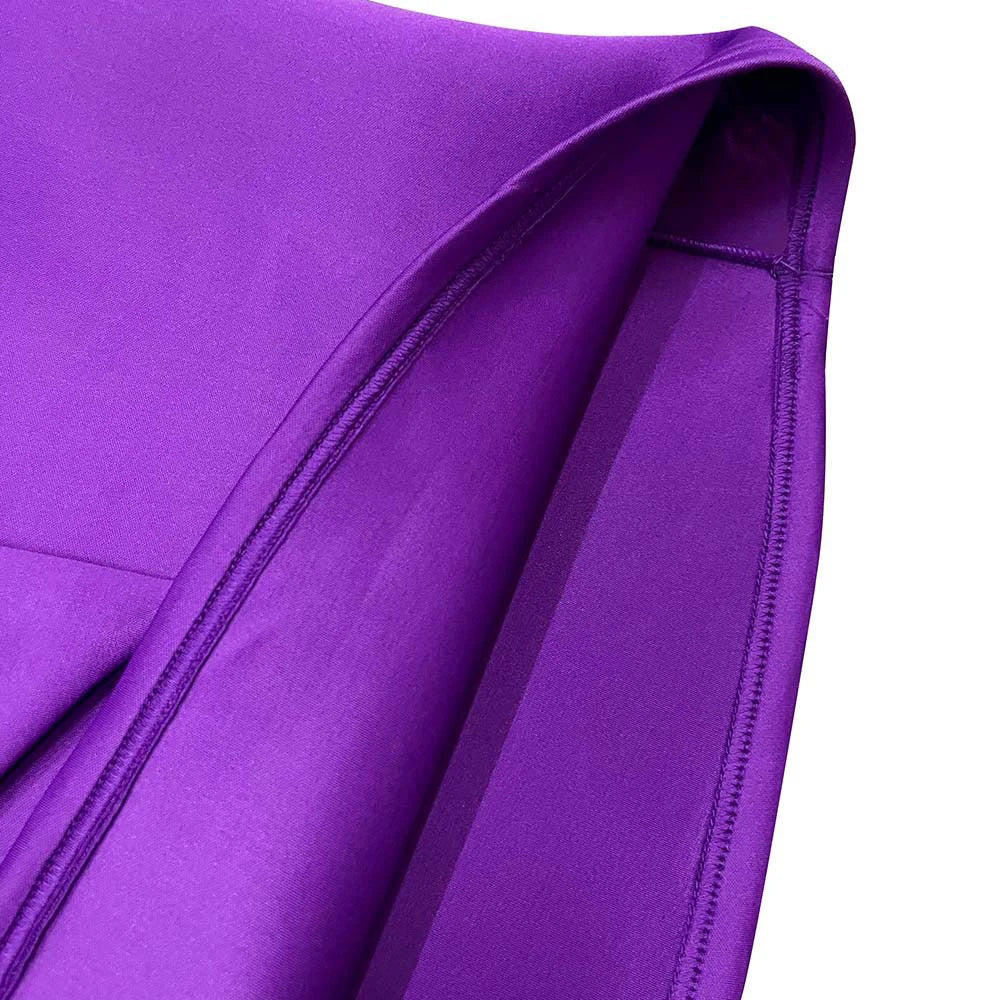 Levoire | Col Côté Bouffant Manches Courtes Robes Longues