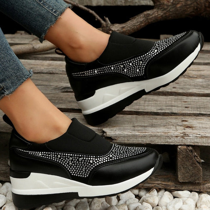 Levoire | Chaussures Vulcanisées Pour Femmes Style Noir