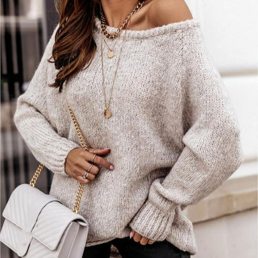 Levoire | Pull En Tricot Surdimensionné À Manches Longues Confortable