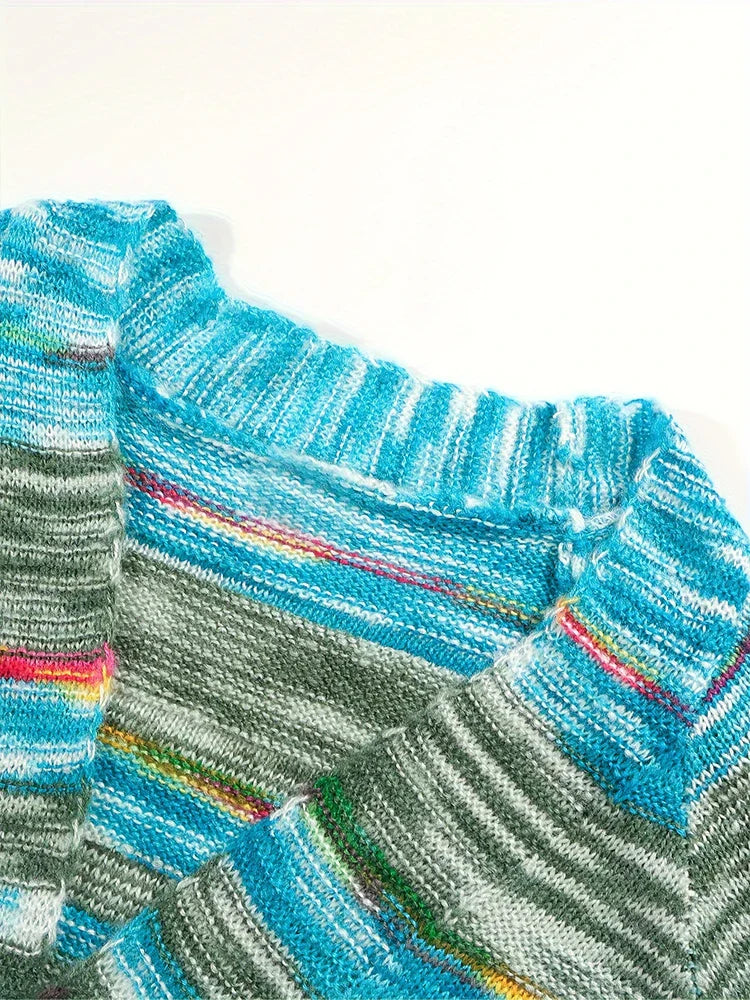Levoire | Veste En Tricot Colorée En Grande Taille