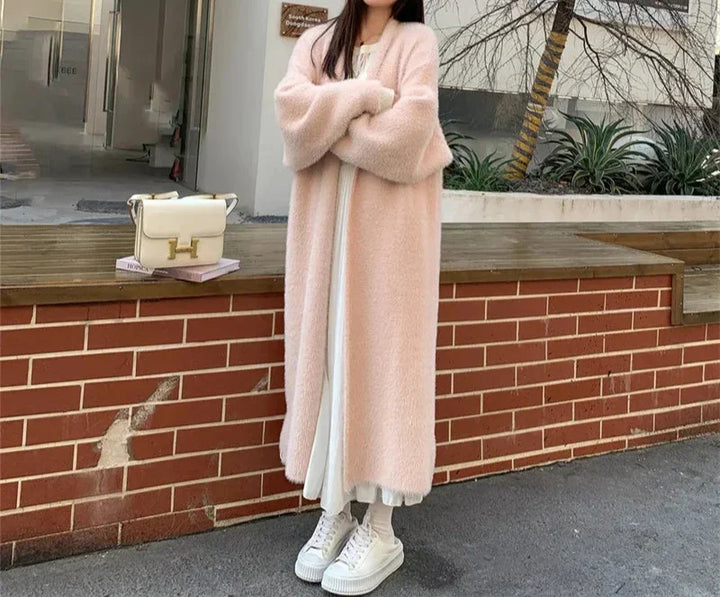 Levoire | Super Chaude, Douce Longue Gilet Pour Femmes Rosa