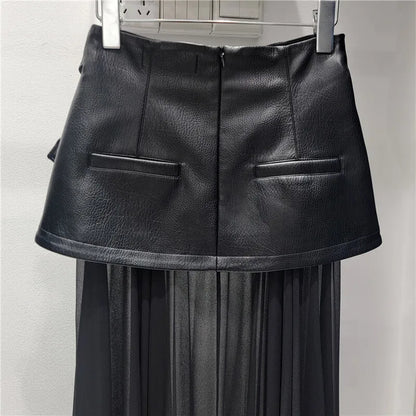 Levoire | Jupe Longue En Cuir Synthétique