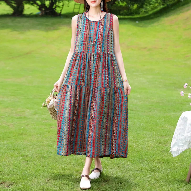Levoire | Robe Longue Bohème Grande Taille H