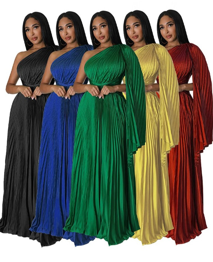 Levoire | Satinpuddings Plissé Lyskostakk Robes Longues
