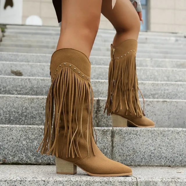 Levoire | Bottes Hautes À Talon Antidérapant Braun