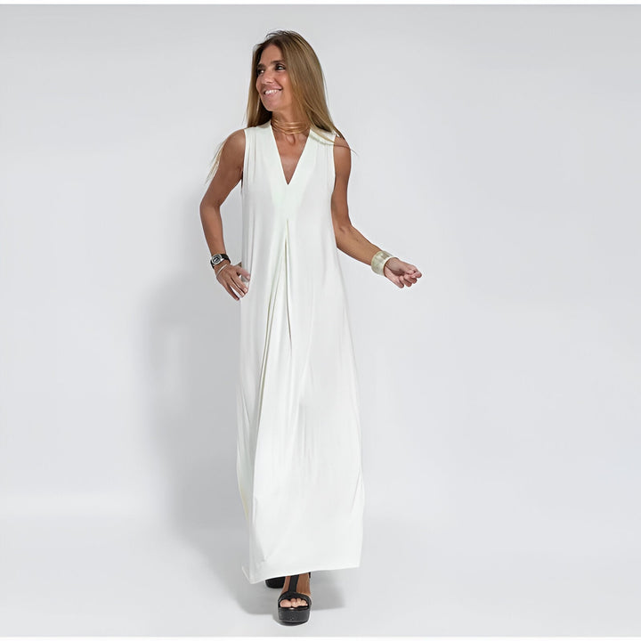 Levoire | Robe Maxi Avec Blazer Blanc