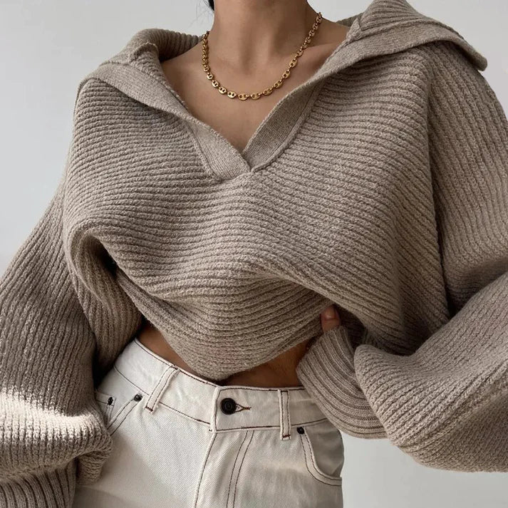 Levoire | Velorura Tricot Épais Pully Aavikko-Taupe