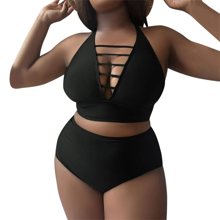 Levoire | Ensemble Bikini Sexy Grande Taille Noir2