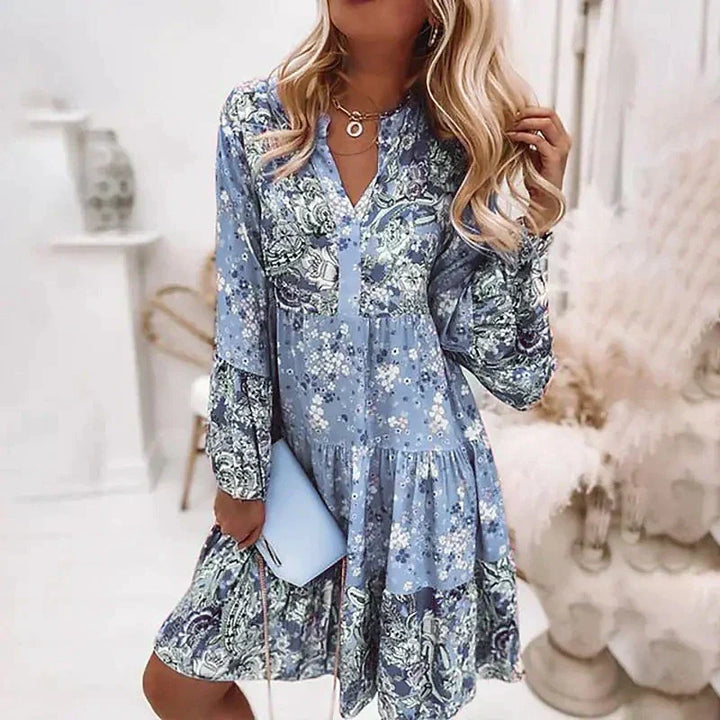 Levoire | Robe d'Été Bohème Bleu