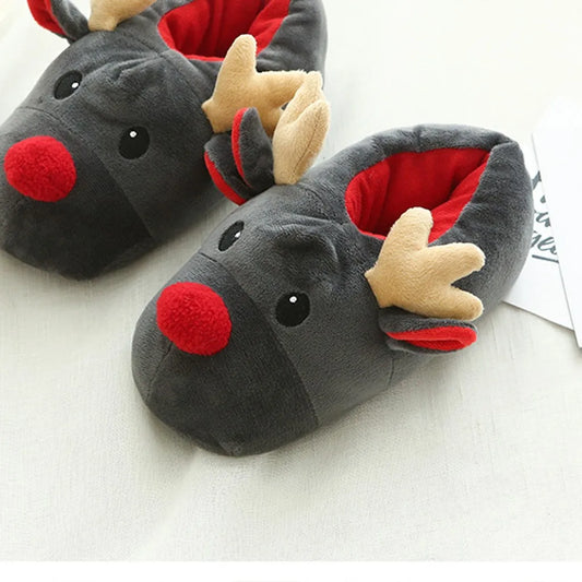Levoire | Peluche Hiver Noël Pantoufles