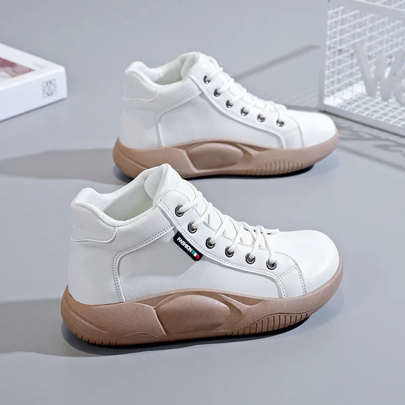 Levoire | Femmes Baskets Décontractées Beige
