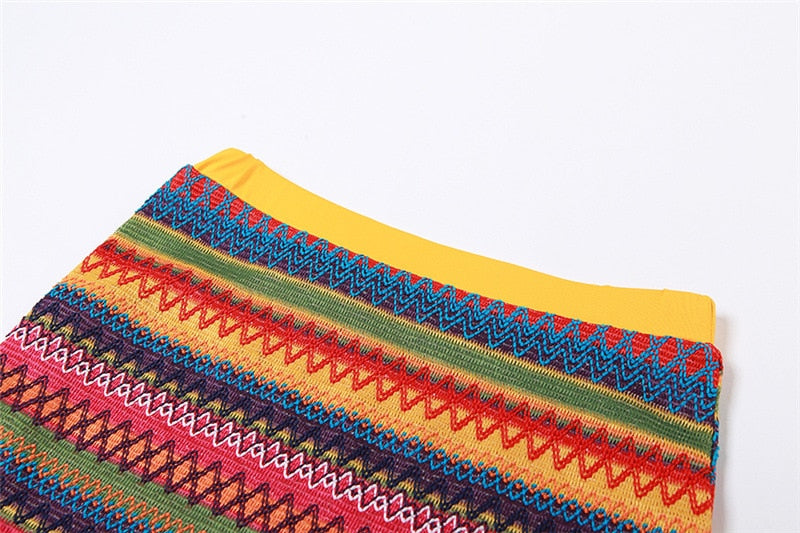 Levoire | Haut Crop Creux & Mini Jupe Deux Ensembles